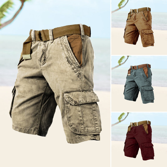 🔥Hot Sale 49% RABATT🔥Merne Cargo Shorts med flere lommer