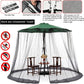 🚩🌞Multifunctional garden parasol with mosquito net, windproof, rainproof, and provides sun protection