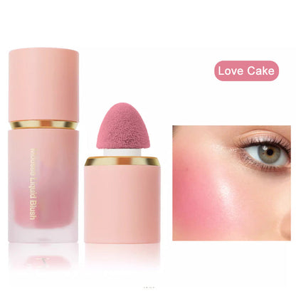 Smooth Liquid Face Blush with Air Cushion Applicator