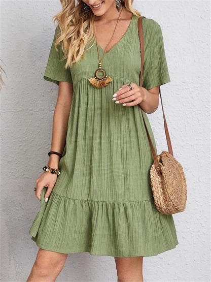 💃Loose casual tie waist flowy dress👚Buy 2 Free Shipping & 20% OFF Extra