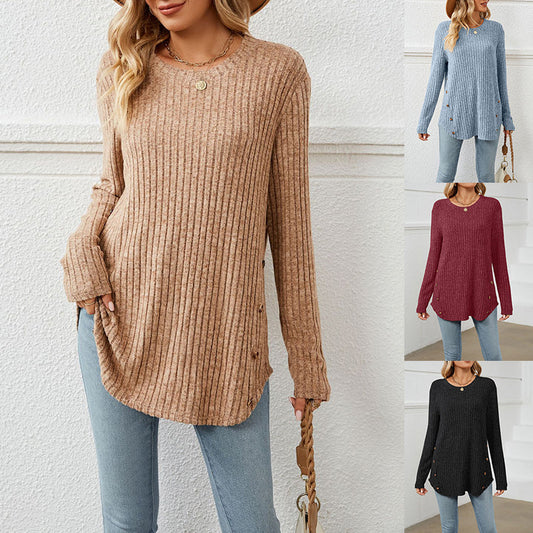 🔥40% OFF🔥 Ladies Stretch Loose Comfortable Long Sleeve Sweater