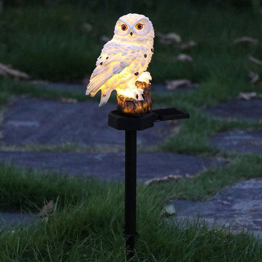 Solar Owl Gairdín Maisiúil Solas Tírdhreacha
