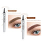 3D Waterproof Microblading Eyebrow Pen Tattoo Pen with 4 Fork Tips